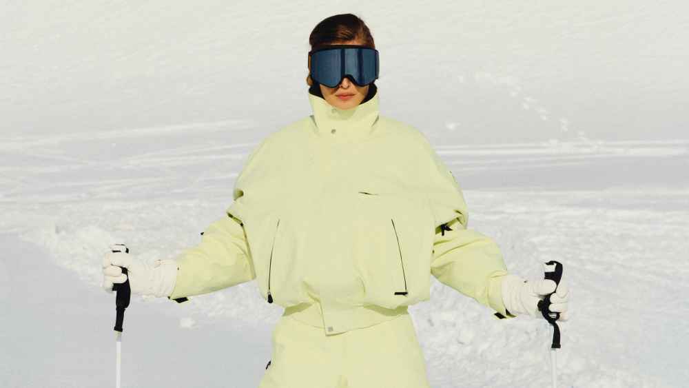A look from the Nike x Jacquemus Après Ski apparel collection.