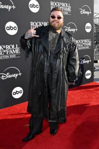 Teddy Swims at 2025 Rock & Roll Hall of Fame Induction Ceremony at Peacock Theater on November 08, 2025 in Los Angeles, California.