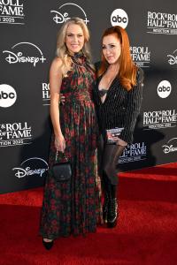 Elaine Hendrix and Lisa Ann Walter at 2025 Rock & Roll Hall of Fame Induction Ceremony at Peacock Theater on November 08, 2025 in Los Angeles, California.