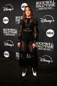 Feist at 2025 Rock & Roll Hall of Fame Induction Ceremony at Peacock Theater on November 08, 2025 in Los Angeles, California.