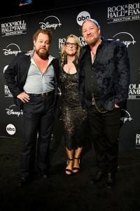Nathaniel Rateliff, Susan Tedeschi and Derek Trucks at 2025 Rock & Roll Hall of Fame Induction Ceremony at Peacock Theater on November 08, 2025 in Los Angeles, California.