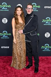 Brenda Song and Macaulay Culkin at Disney's "Zootopia 2" Premiere held at El Capitan Theatre on November 13, 2025 in Los Angeles, California.