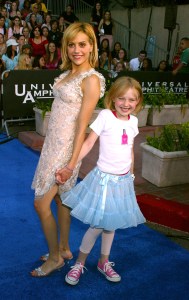 Brittany Murphy & Dakota Fanning during 2003 Teen Choice Awards - Arrivals at Universal Amphitheatre in Universal City, California, United States. (Photo by Jeffrey Mayer/WireImage)