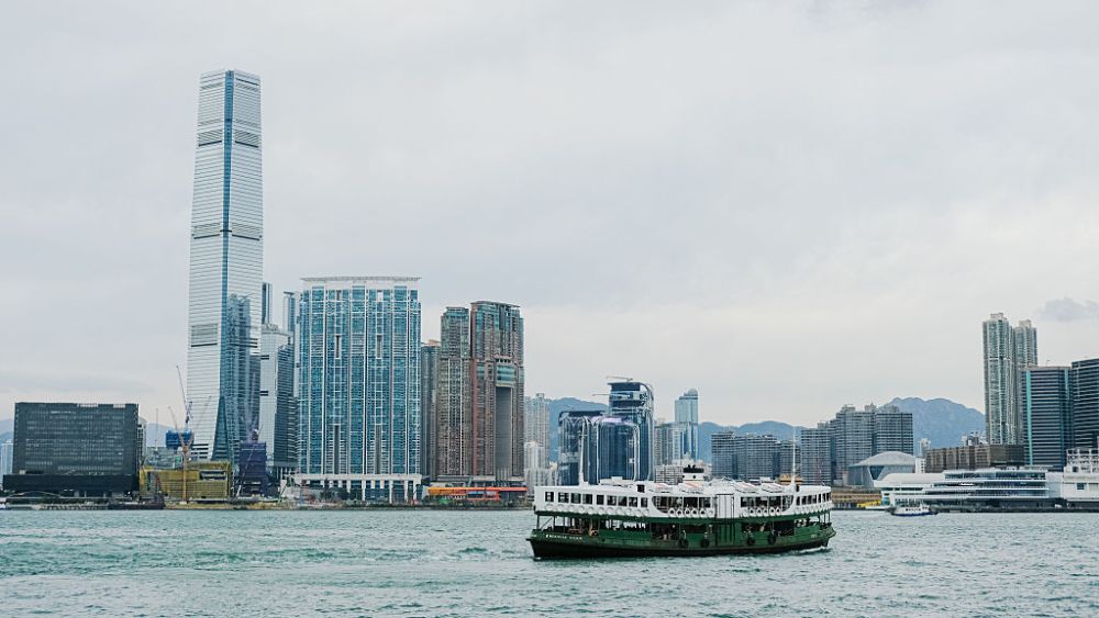 HONG KONG, CHINA - NOVEMBER 11: A star ferry sails across Victoria Harbour on November 11, 2025, in Hong Kong, China. (Photo by Sawayasu Tsuji/Getty Images)