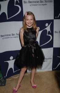 Actress Dakota Fanning arrives at the Big Brothers Big Sisters of Greater Los Angeles & the Inland Empire 2005 Gala to honor top entertainment industry talent at the Beverly Hilton Hotel. (Photo by Axel Koester/Corbis via Getty Images)