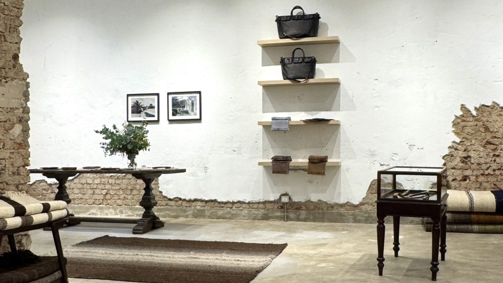 Inside Juan Maiz Casas store in Milan