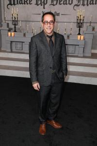 Steve Yedlin at Netflix's "Wake Up Dead Man: A Knives Out Mystery" premiere held at the Academy Museum of Motion Pictures on November 17, 2025 in Los Angeles, California.
