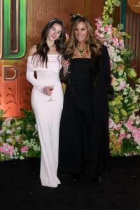 Amanda Babcock and Adrienne Babcock at the "Wicked: For Good" New York Premiere held at Lincoln Center for the Performing Arts on November 17, 2025 in New York, New York.