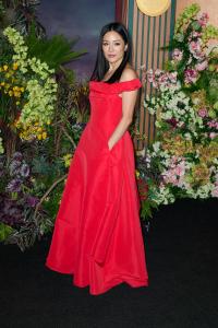Constance Wu at the "Wicked: For Good" New York Premiere held at Lincoln Center for the Performing Arts on November 17, 2025 in New York, New York.