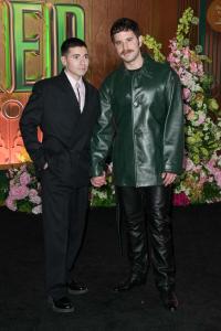 Noah Galvin and Ben Platt at the "Wicked: For Good" New York Premiere held at Lincoln Center for the Performing Arts on November 17, 2025 in New York, New York.