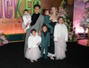 Jon M. Chu and Kristin Hodge at the "Wicked: For Good" New York Premiere held at Lincoln Center for the Performing Arts on November 17, 2025 in New York, New York.