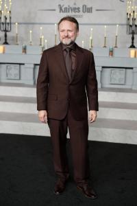 Rian Johnson at Netflix's "Wake Up Dead Man: A Knives Out Mystery" premiere held at the Academy Museum of Motion Pictures on November 17, 2025 in Los Angeles, California.
