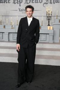 Josh O'Connor at Netflix's "Wake Up Dead Man: A Knives Out Mystery" premiere held at the Academy Museum of Motion Pictures on November 17, 2025 in Los Angeles, California.