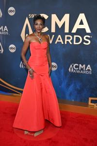 Roshumba Williams at The 59th Annual CMA Awards held at the Bridgestone Arena on November 19, 2025 in Nashville, Tennessee.