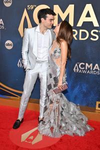 Jake Etheridge and MacKenzie Porter at The 59th Annual CMA Awards held at the Bridgestone Arena on November 19, 2025 in Nashville, Tennessee.