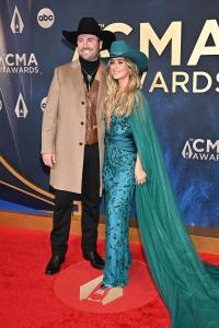 Duck Hodges and Lainey Wilson at The 59th Annual CMA Awards held at the Bridgestone Arena on November 19, 2025 in Nashville, Tennessee.
