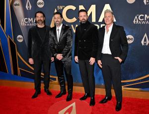 Geoff Sprung, Matthew Ramsey, Brad Tursi and Trevor Rosen at The 59th Annual CMA Awards held at the Bridgestone Arena on November 19, 2025 in Nashville, Tennessee.