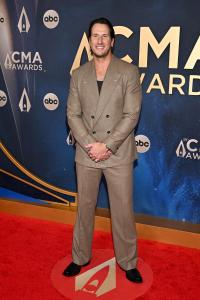 Russell Dickerson at The 59th Annual CMA Awards held at the Bridgestone Arena on November 19, 2025 in Nashville, Tennessee.