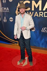 Cody Johnson at The 59th Annual CMA Awards held at the Bridgestone Arena on November 19, 2025 in Nashville, Tennessee.