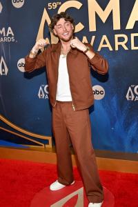 Bailey Zimmerman at The 59th Annual CMA Awards held at the Bridgestone Arena on November 19, 2025 in Nashville, Tennessee.