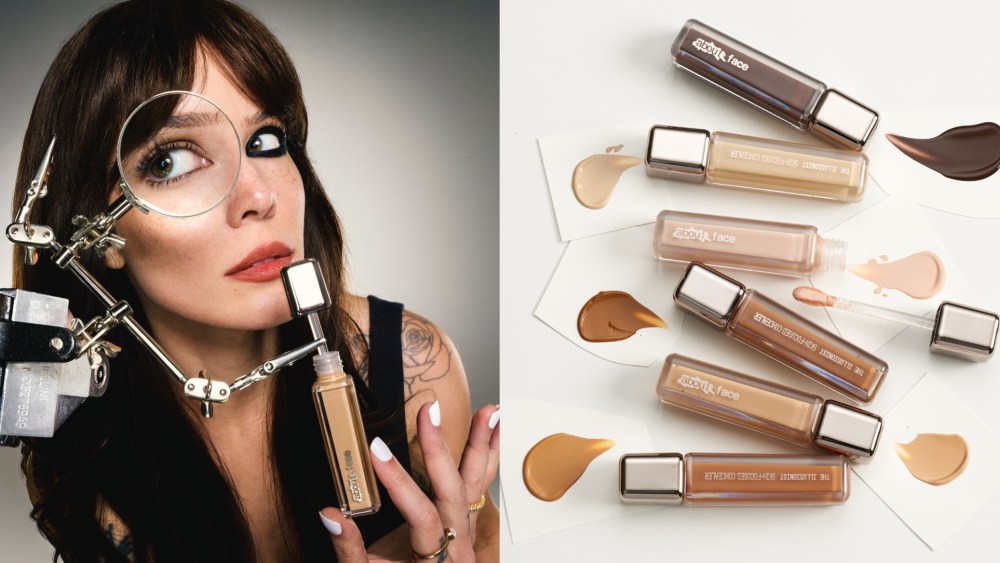 Halsey's new About-Face Illusionist concealer.