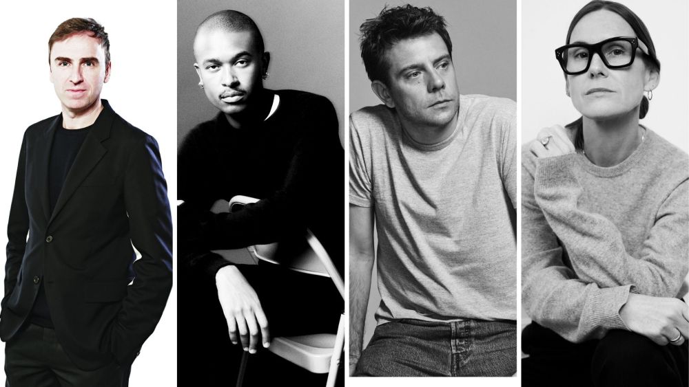 Raf Simons, Maximilian Davis, Jonathan Anderson, Louise Trotter