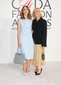 Chloe Fineman and Tory Burch at the 2025 CFDA Fashion Awards held at The American Museum of Natural History on November 03, 2025 in New York, New York.