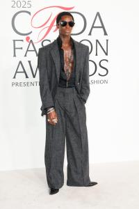 Alton Mason at the 2025 CFDA Fashion Awards held at The American Museum of Natural History on November 03, 2025 in New York, New York.