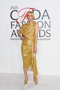 Leslie Bibb at the 2025 CFDA Fashion Awards held at The American Museum of Natural History on November 03, 2025 in New York, New York.