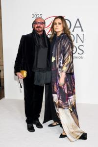 Ralph Rucci and Tatiana Sorokko at the 2025 CFDA Fashion Awards held at The American Museum of Natural History on November 03, 2025 in New York, New York.