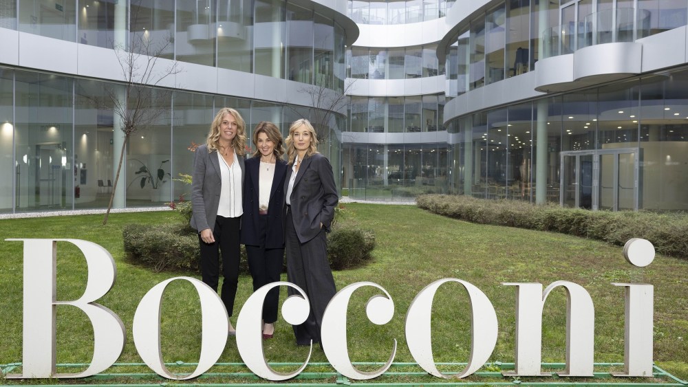 From left to right: Daniela Fatarella, Emanuela Prandelli and Laura Burdese.