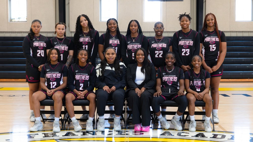 Saint Frances Academy's girls' basketball team.