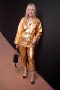 Dakota Fanning at the Chanel Fall RTW 2025 fashion show as part of Paris Fashion Week on March 11, 2025 in Paris, France.