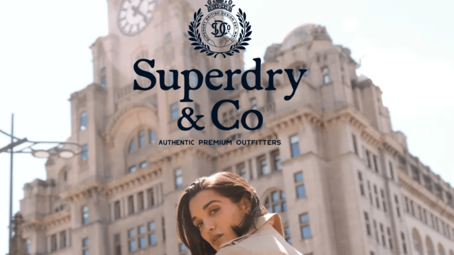 The new Superdry look and logo.