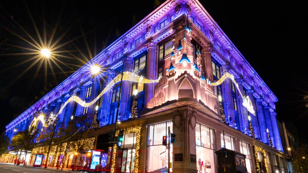 Selfridges and Disney launch "A Most Magical Christmas" with a sound and light show