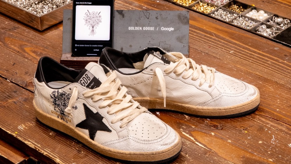The Google x Golden Goose Co-creation service.