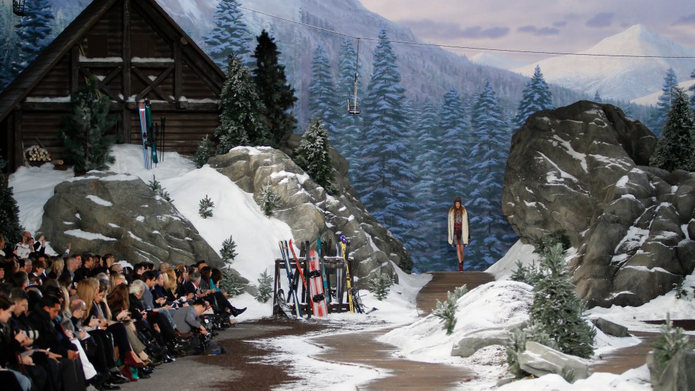 A picture taken by Giovanni Giannoni at the Tommy Hilfiger fall 2014 show.