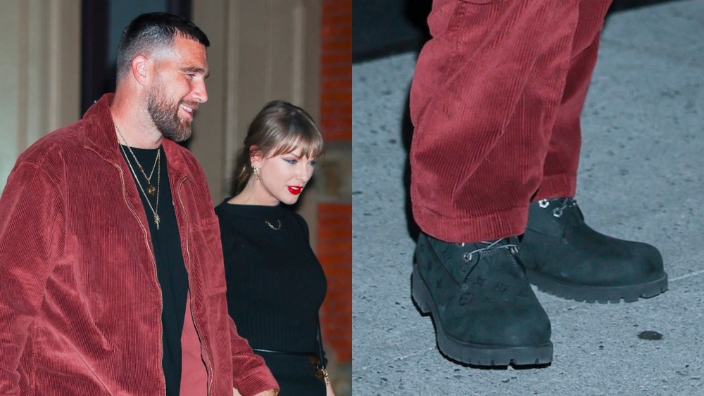 Travis Kelce and Taylor Swift in New York City on Nov. 6, 2025.