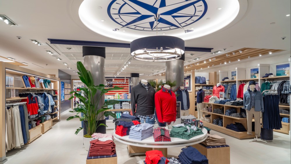 The redesigned Vineyard Vines store in Short Hills, N.J.