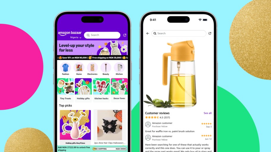 Amazon Bazaar's newly launched app.