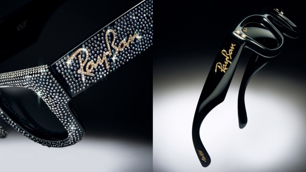 A$AP Rocky and Ray-Ban unveil the Wayfarer Puffer Crystal Collection