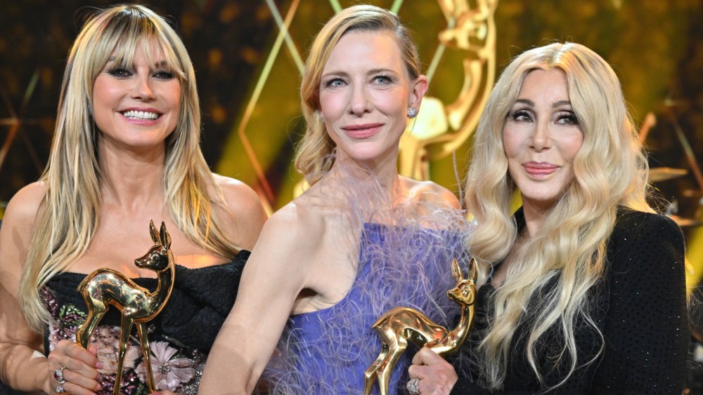 Heidi Klum, Cate Blanchett and Cher at the Bambi Award 2025 on Nov. 13, 2025 in Munich.