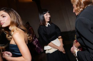 Kit Clementine Keenan and Ashlynn Park at the 2025 CFDA Fashion Awards held at American Museum of Natural History on November 03, 2025 in New York, New York.