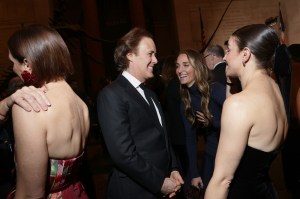 David Lauren and Lauren Astry at the 2025 CFDA Fashion Awards held at American Museum of Natural History on November 03, 2025 in New York, New York.