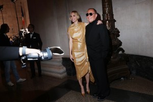 Leslie Bibb and Michael Kors at the 2025 CFDA Fashion Awards held at American Museum of Natural History on November 03, 2025 in New York, New York.