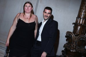 Zoe Latta and Mike Eckhaus at the 2025 CFDA Fashion Awards held at American Museum of Natural History on November 03, 2025 in New York, New York.