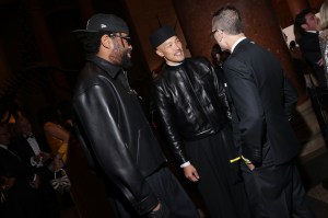maxwell osborne, dao-yi chow and Steve Kolb at the 2025 CFDA Fashion Awards held at American Museum of Natural History on November 03, 2025 in New York, New York.