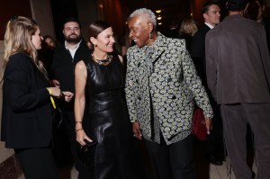 Sarah Harrelson and Bethann Hardison at the 2025 CFDA Fashion Awards held at American Museum of Natural History on November 03, 2025 in New York, New York.