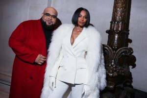 Sergio Hudson and Ciara at the 2025 CFDA Fashion Awards held at American Museum of Natural History on November 03, 2025 in New York, New York.