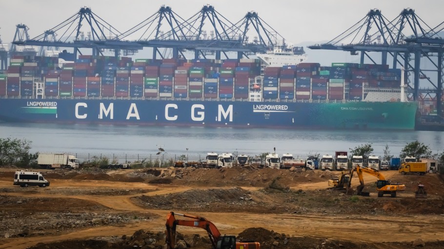 The French ocean carrier says a potential Red Sea reopening could unleash excess capacity just as global container demand cools.
